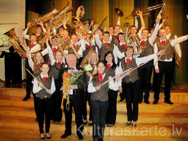 Pūtēju orķestra koncerts februāris 2014